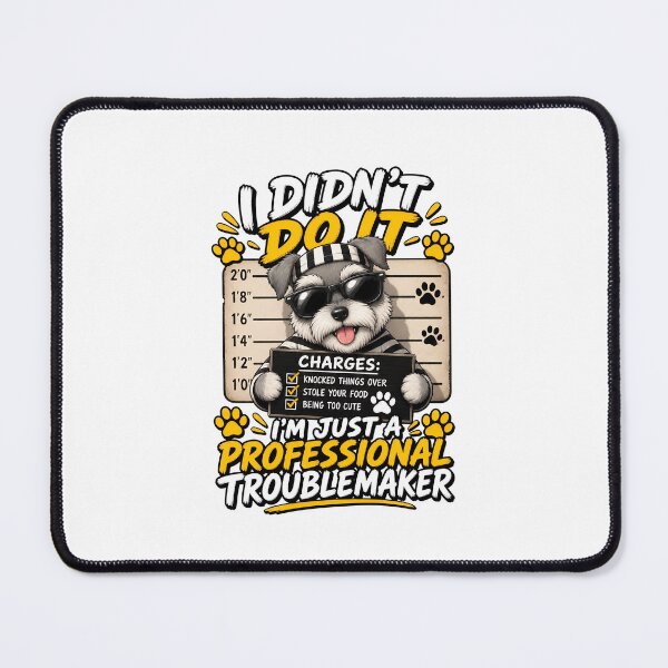 Item preview, Dog Mugshot Professional Troublemaker Humor designed and sold by Dmo3HarkoArt.