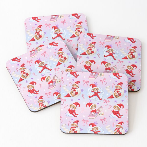 Item preview, Christmas Elves Pastel designed and sold by Pretty Things Online.