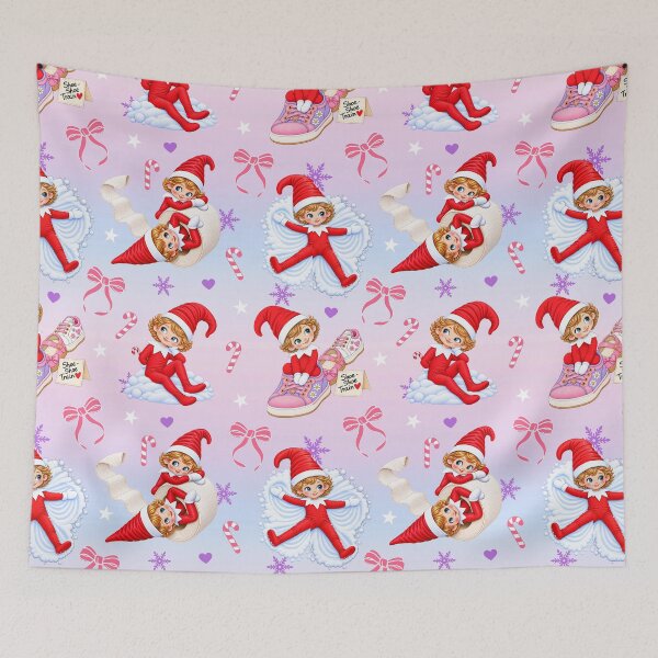 Item preview, Christmas Elves Pastel designed and sold by Pretty Things Online.