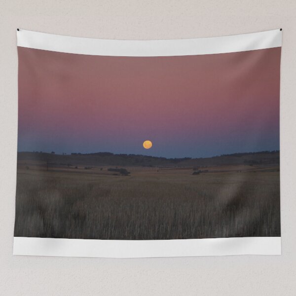 Item preview, Moon over the wheat fields designed and sold by FranWest.