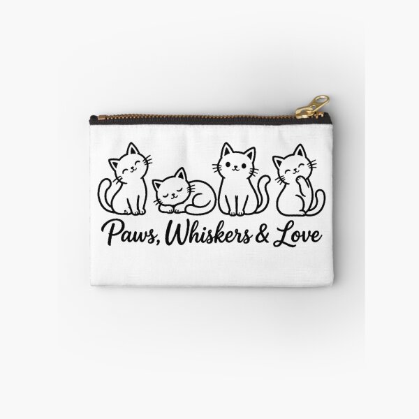 Item preview, Cute Cat Lover Design – Paws Whiskers & Love Cat Family designed and sold by TrendiKloset.