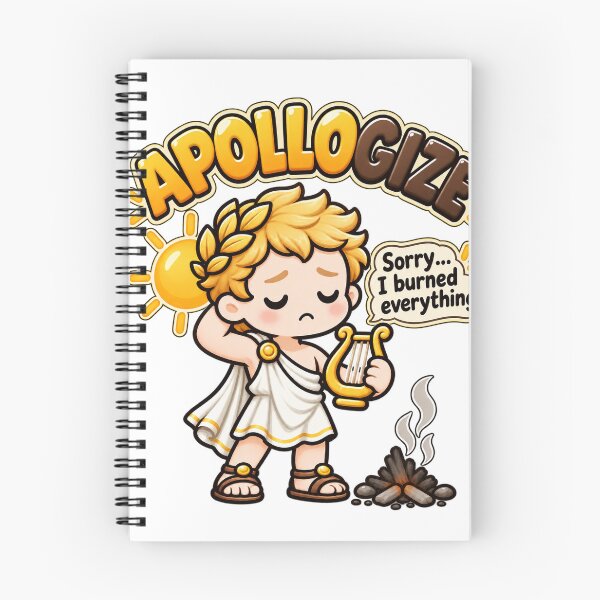 Item preview, Apollo Apollogize Funny Greek Mythology Pun designed and sold by Enoch-creator.