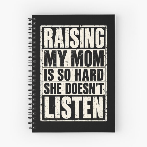 Item preview, raising my mom is so hard listen funny quote wall art designed and sold by ROUX-ART.