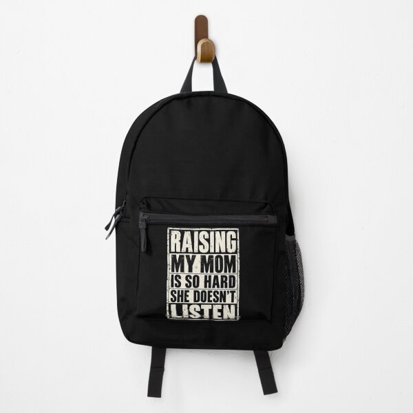 Item preview, raising my mom is so hard listen funny quote wall art designed and sold by ROUX-ART.