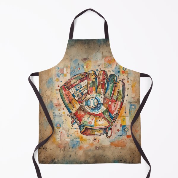 Item preview, Baseball Glove Abstract Art designed and sold by Home Decor Art.