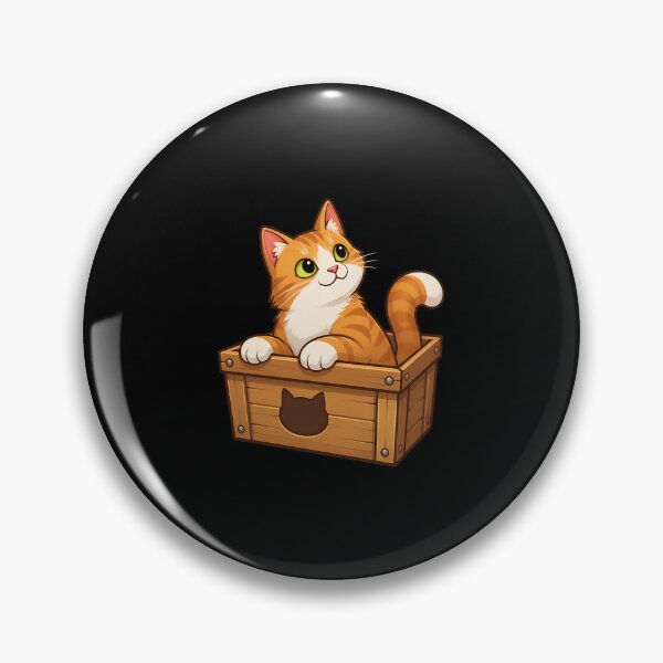 Item preview, Cute Orange Cat In Melting Box Art designed and sold by Dmo3HarkoArt.