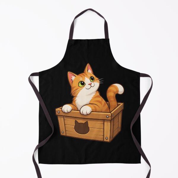Item preview, Cute Orange Cat In Melting Box Art designed and sold by Dmo3HarkoArt.