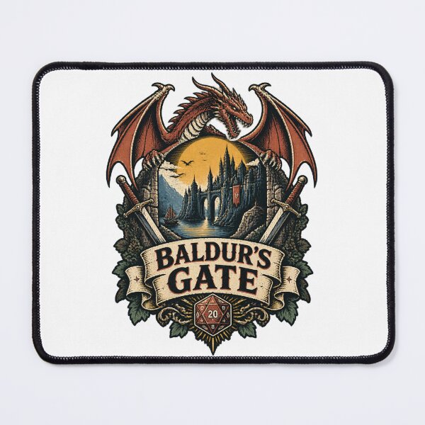 Item preview, Epic Fantasy Adventure Inspired by Baldur's Gate Role-Playing Game designed and sold by BrattyCatty.