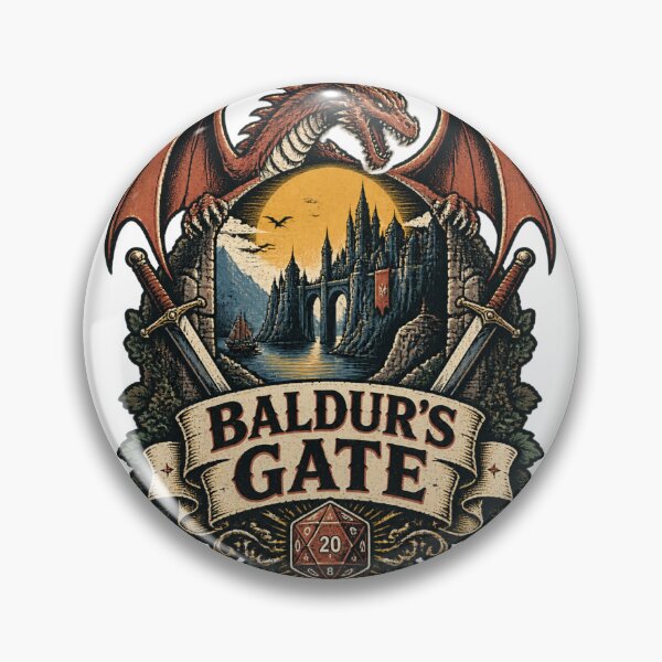 Item preview, Epic Fantasy Adventure Inspired by Baldur's Gate Role-Playing Game designed and sold by BrattyCatty.