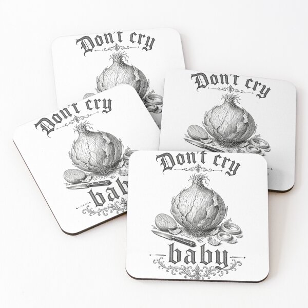 Item preview, Don't Cry Baby Onion Print designed and sold by lArtsCorner.
