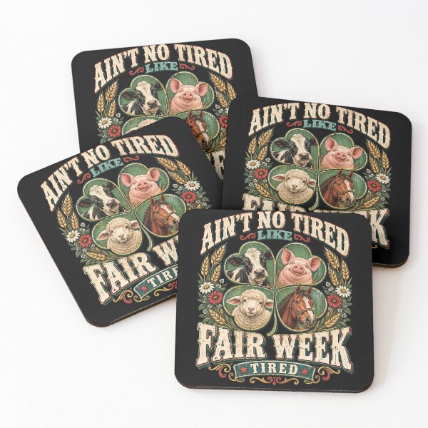 Item preview, Farmhouse Market Animal Lover Quartet Rustic Barn Art designed and sold by ROUX-ART.