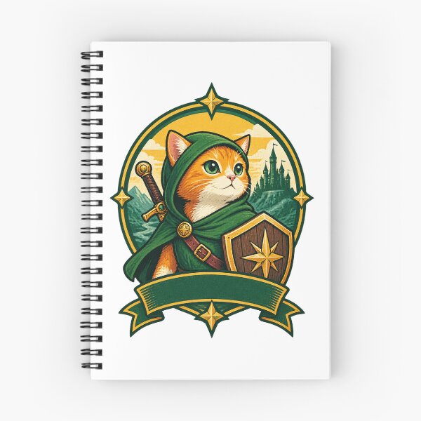 Item preview, The Legend of Meowlda - Cute Cat Fantasy Artwork Design designed and sold by BrattyCatty.