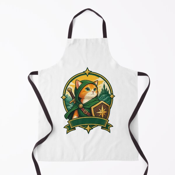 Item preview, The Legend of Meowlda - Cute Cat Fantasy Artwork Design designed and sold by BrattyCatty.