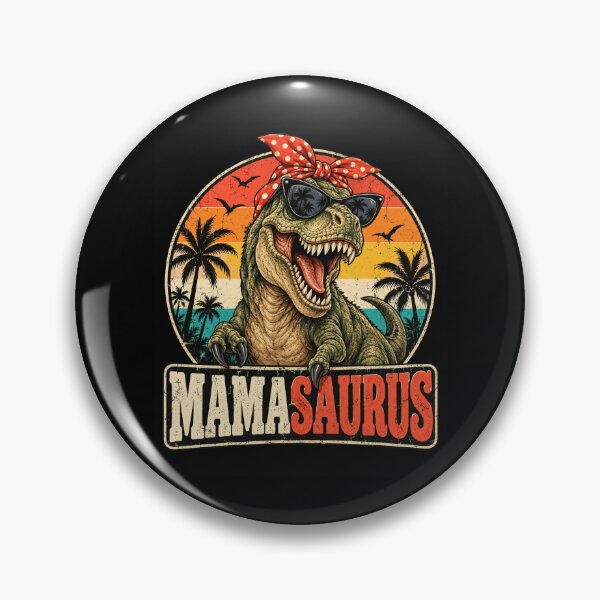Item preview, Mamasaurus Retro Dinosaur Sunglasses Vintage Beach Vibe designed and sold by ROUX-ART.