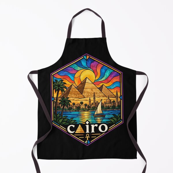 Item preview, Cairo Egypt Piramids Stained Glass Art designed and sold by TomFrontierArt.