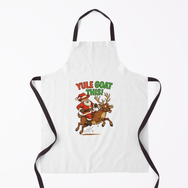 Item preview, Yule Goat This! Santa Reindeer Pun designed and sold by SAS-Designer.