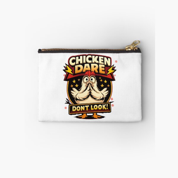 Item preview, Funny Chicken Game Design - Don't Look at the Chicken Humorous Joke Illustration designed and sold by BrattyCatty.