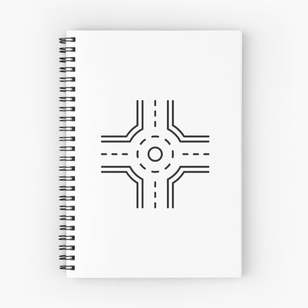 Item preview, Roundabout Road Line Icon designed and sold by VectorForge Studio.