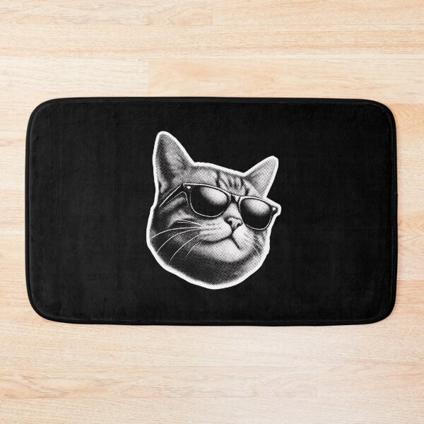 Item preview, Halftone Cat Face Art designed and sold by Dmo3HarkoArt.