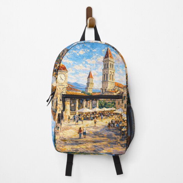 Item preview, Trogir, Croatia – a painting of a summer day in this beautiful European city. designed and sold by GalleryKauffeld.
