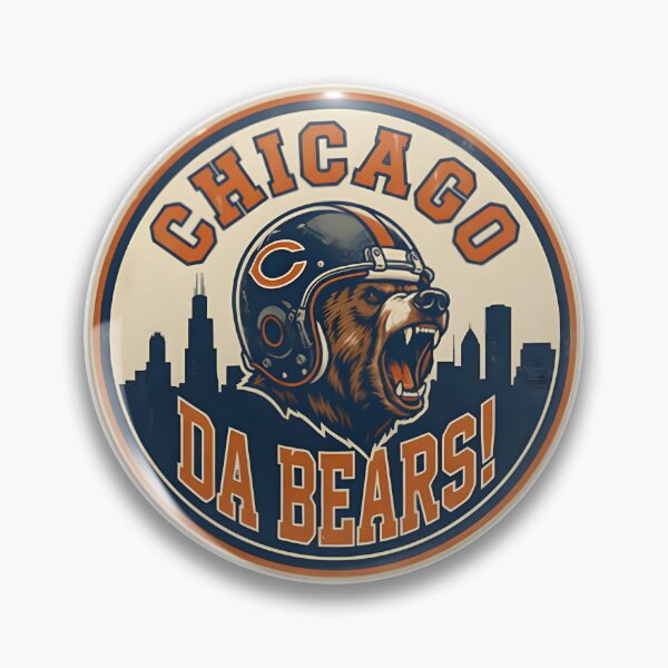 Item preview, Chicago Bears Inspired Vintage Football Fan Design designed and sold by FisnikR.