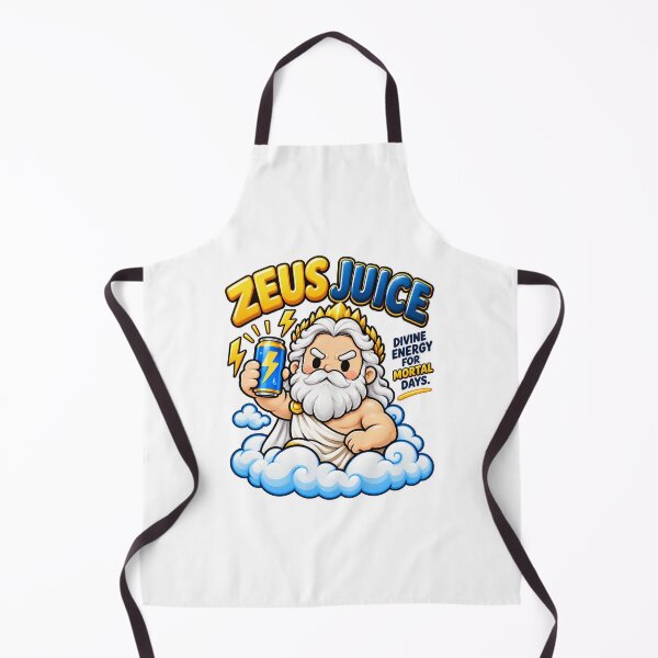 Aperçu de l'œuvre Zeus, Zeus Juice : un jeu de mots amusant sur la mythologie grecque créée et vendue par PUNserious.