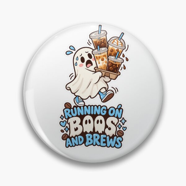Item preview, Running on Boos and Brews - Coffee Ghost designed and sold by AcruxUltra.
