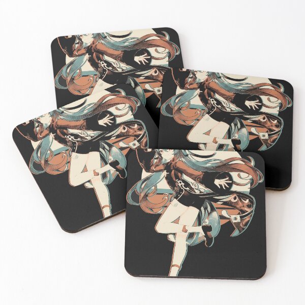 Item preview, Hu Tao Genshin Impact Retro Anime Gaming Streetwear Tee designed and sold by Senpaiwaves.
