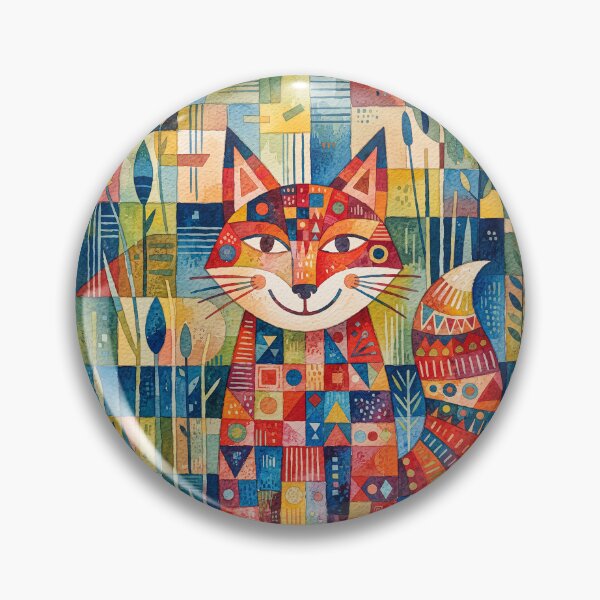 Item preview, Red Fox Abstract Art designed and sold by Home Decor Art.