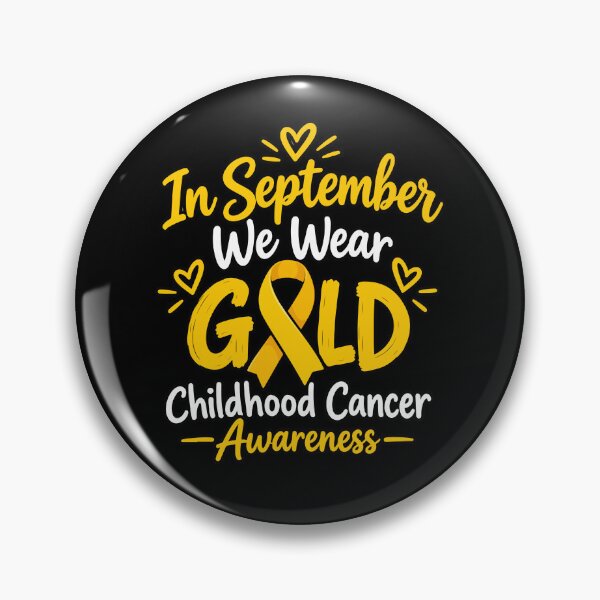 Item preview, In September We Wear Gold Childhood Cancer Awareness designed and sold by SuperFashion.