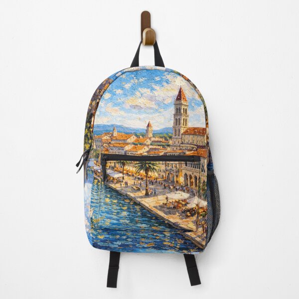 Item preview, A painting of Trogir, Croatia – A Beautiful city in Europe. designed and sold by GalleryKauffeld.