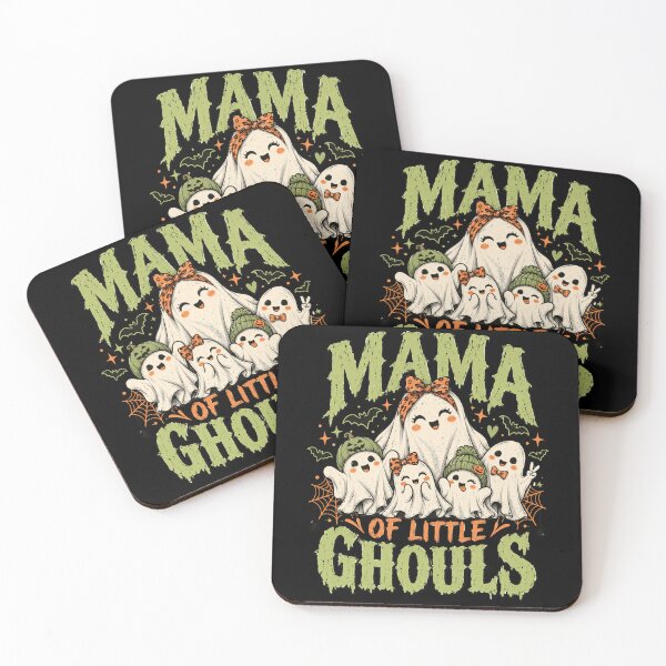 Item preview, Halloween Family Ghosts with Mama of Little Ghouls designed and sold by ROUX-ART.