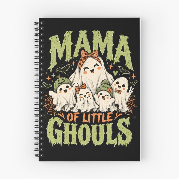 Item preview, Halloween Family Ghosts with Mama of Little Ghouls designed and sold by ROUX-ART.