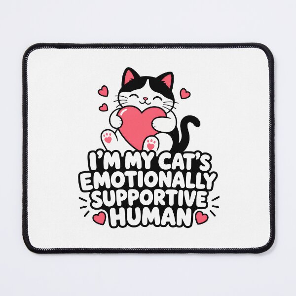 Item preview, My Cat's Emotionally Supportive Human Paw Print designed and sold by Dmo3HarkoArt.