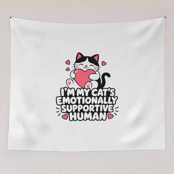 Item preview, My Cat's Emotionally Supportive Human Paw Print designed and sold by Dmo3HarkoArt.