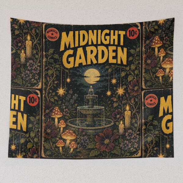 Item preview, Whimsigoth Enchanted Night Garden designed and sold by bapupa.