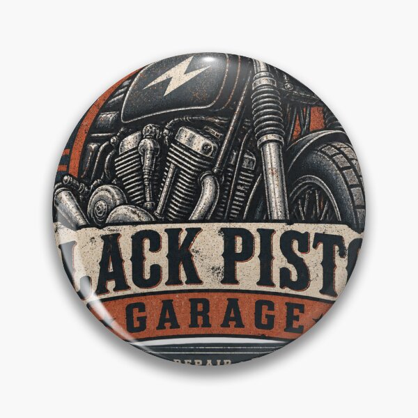 Item preview, Black Piston Garage designed and sold by the2oldboys.