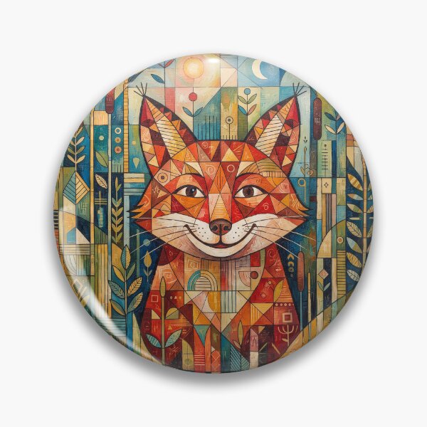 Item preview, Red Fox Abstract Art designed and sold by Home Decor Art.