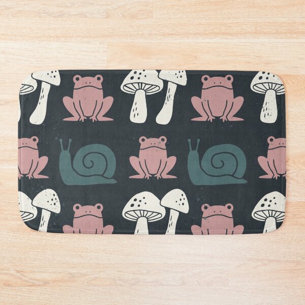 Item preview, Little frogs and snails in the mystical night forest designed and sold by Pattique.
