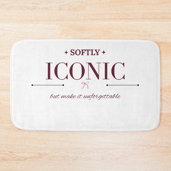 Item preview, Softly Iconic Typography | Minimalist Coquette Quote Art designed and sold by Sparkle First Co..