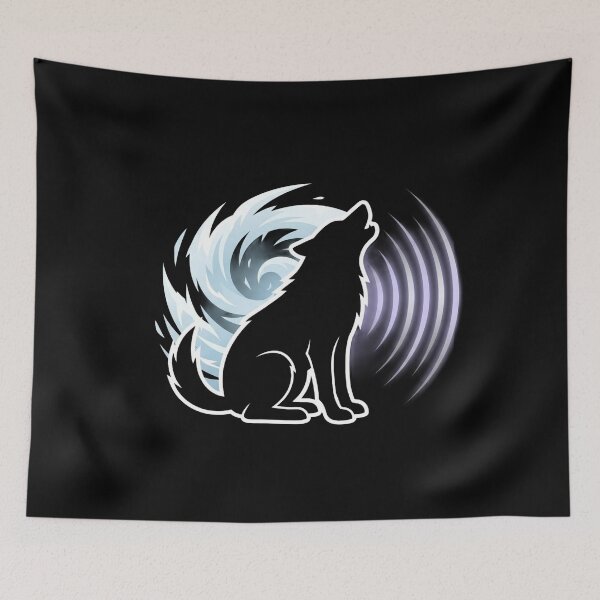 Item preview, Mystical Wolf – Spirit of the Enchanted Wilderness designed and sold by Animes23.
