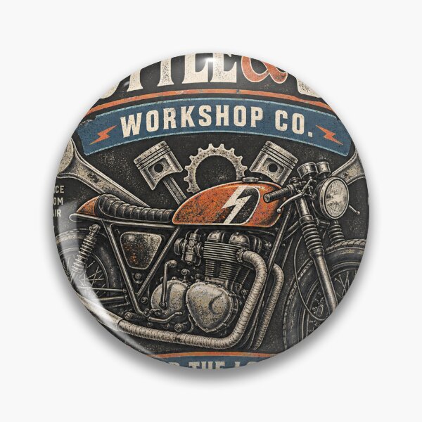 Item preview, Throttle & Steel Workshop Co. designed and sold by the2oldboys.