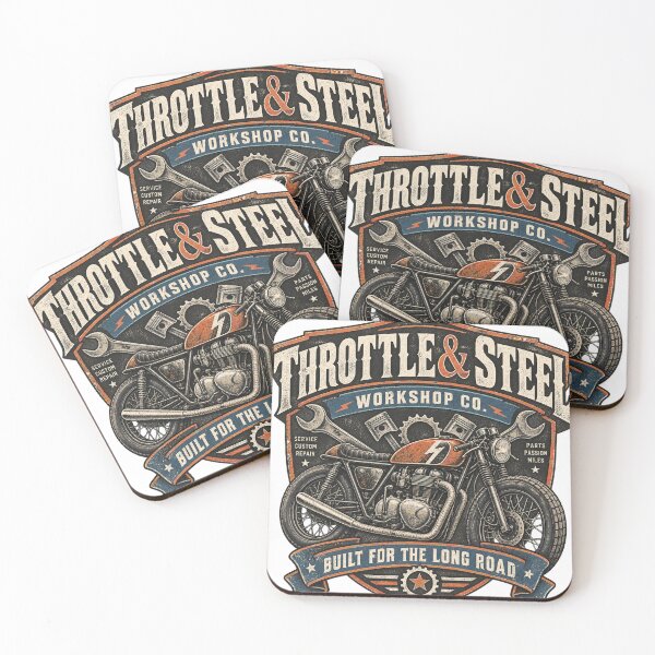 Item preview, Throttle & Steel Workshop Co. designed and sold by the2oldboys.