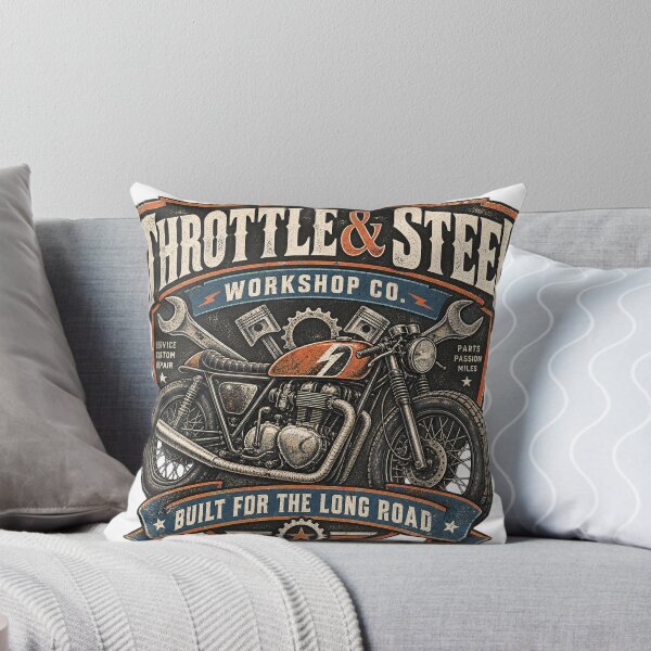Item preview, Throttle & Steel Workshop Co. designed and sold by the2oldboys.