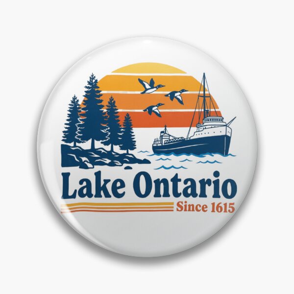 Item preview, Vintage Lake Ontario Great Lakes Retro Canada Lake designed and sold by Thread&Fable.