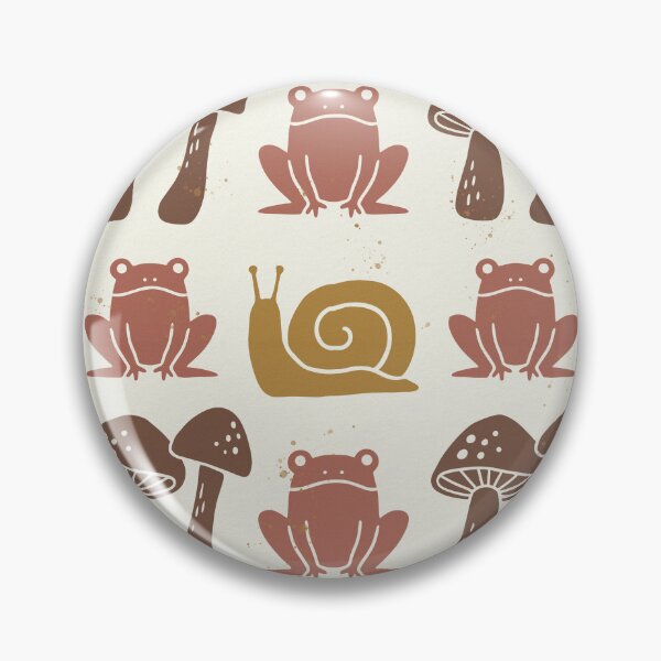 Item preview, Mushrooms of the mystic forest and small nocturnal frogs designed and sold by Pattique.