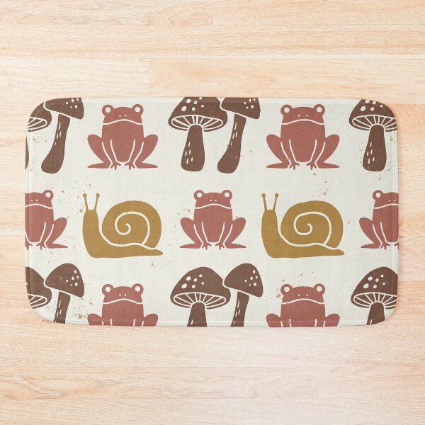 Item preview, Mushrooms of the mystic forest and small nocturnal frogs designed and sold by Pattique.