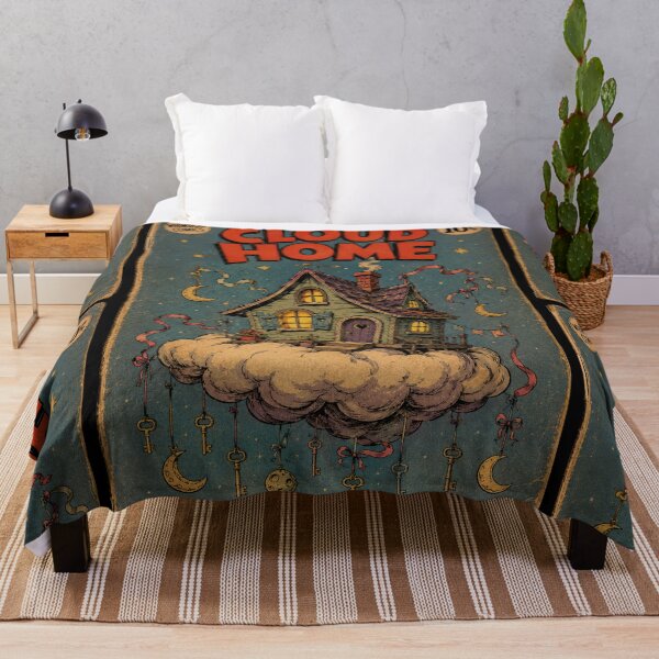 Item preview, Whimsy Surreal Cloud House designed and sold by bapupa.