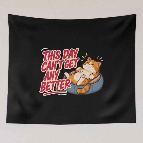 Item preview, Cat In Box This Day Can't Get Any Better Funny designed and sold by Dmo3HarkoArt.
