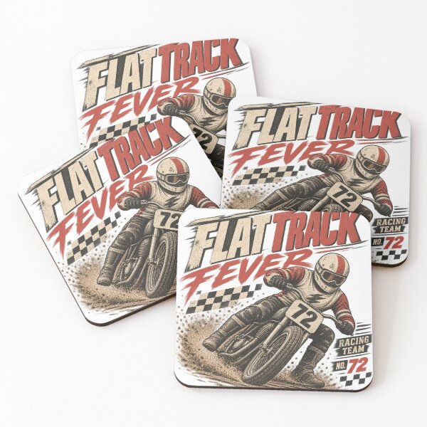 Item preview, Flat Track Fever Racing Team No. 72 designed and sold by the2oldboys.